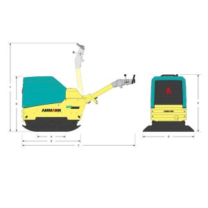 Zagęszczarka Rewersyjna 775kg Ammann APH 85/95 DE - obrazek 10