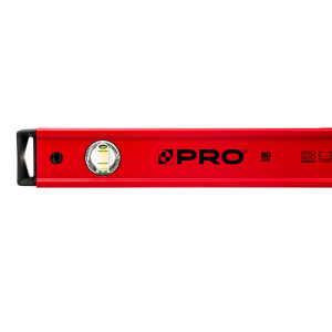 Poziomica PRO900 Heavy Duty czerwona z uchwytem 80cm - obrazek 3