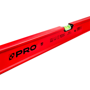 Poziomica PRO900 Heavy Duty czerwona z uchwytem 80cm - obrazek 5