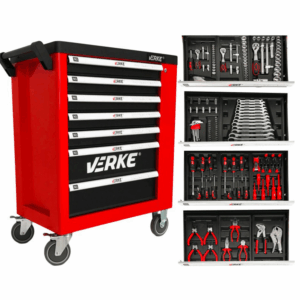 Szafka narzędziowa warsztatowa+ narzędzia 155szt. wózek na narzędzia
