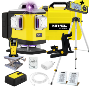 Laser krzyżowy Nivel System CL5V fioletowy Bluetooth+ statyw+ czujnik CLS-5+dalmierz hdm gratis!