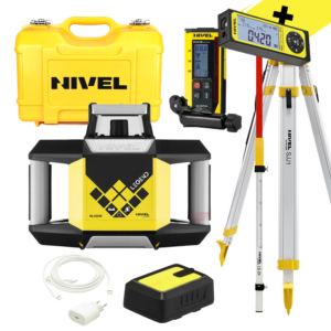Nivel System Niwelator laserowy rotacyjny NL300R DIGITAL+ statyw SJJ1+ łata LS-24+DALMIERZ HDM GRATIS!