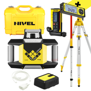 Nivel System Niwelator laserowy rotacyjny NL300R DIGITAL+ statyw SJJ32+ łata LS-24+Dalmierz HDM gratis!