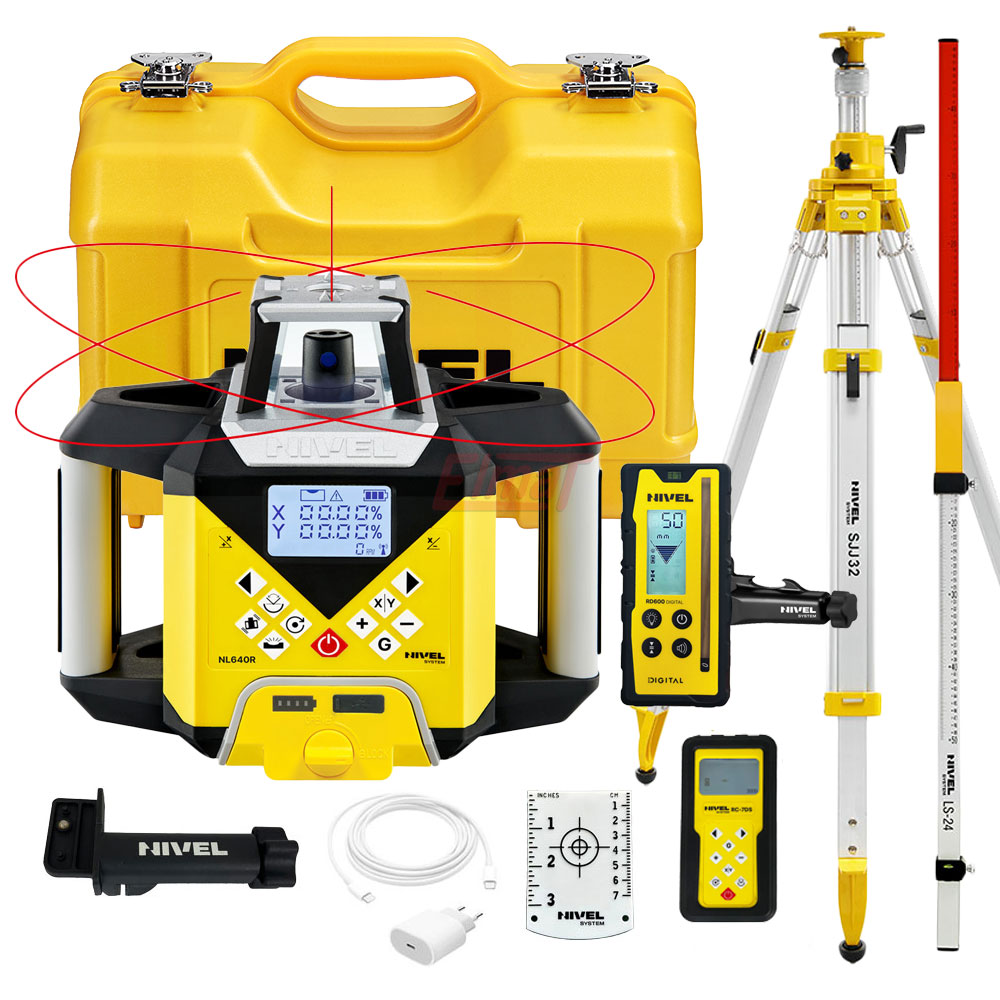 Nivel System Niwelator laserowy NL640R DIGITAL czerwony ...