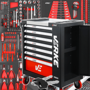 Szafka narzędziowa warsztatowa+ narzędzia 154 szt. Verke V33111