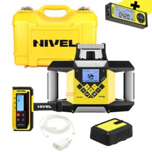 Nivel System Niwelator laserowy rotacyjny NL340R DIGITAL czerwony+ DALMIERZ HDM GRATIS!
