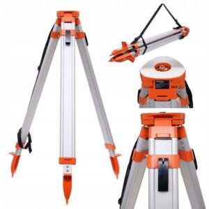 Statyw aluminiowy budowlany do niwelatora 1,6m Kraft&Dele