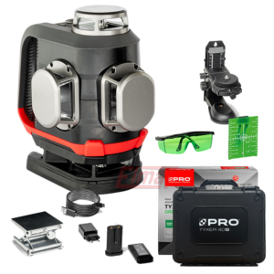 Laser wieloliniowy TYXER 4DG Zestaw PLUS zielony