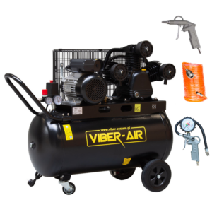 Sprężarka tłokowa, kompresor powietrza 2,2KW 3V100L 230V VIBER AIR