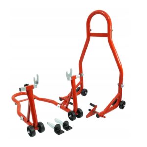 Stojaki motocyklowe 450kg zestaw 2szt podnośnik na przód tył