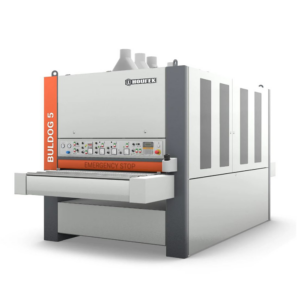 Szlifierka szerokotaśmowa z jednym agregatem R 630R, 910R, 1100R, 1350R BULDOG 5 HOUFEK