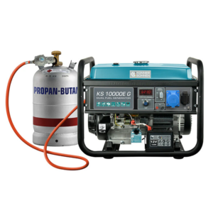 Agregat prądotwórczy hybrydowy KS 10000E G 7,5 kW z elektrostartem LPG/benzyna Könner & Söhnen
